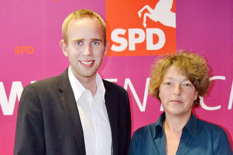 Dennis Rohde und Hanna Naber wollen die Interessen ihrer Heimatregion auf Bezirksebene vertreten.
