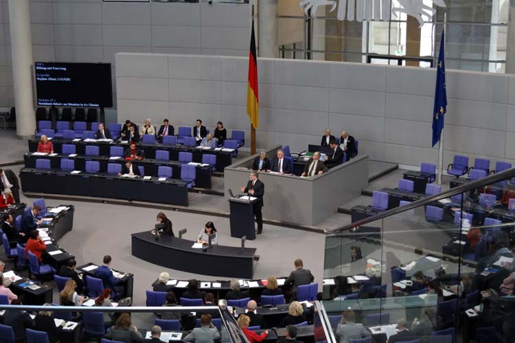 Der CDU-Bundestagsabgeordnete Stephan Albani hielt seine erste Rede in Berlin.