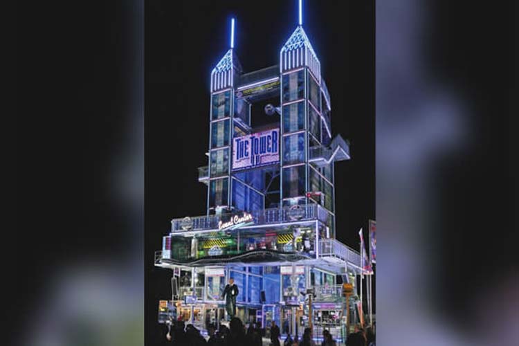 Die Firma Charles Blume gastiert zum ersten Mal mit dem Tower Event Center auf dem Oldenburger Kramermarkt.