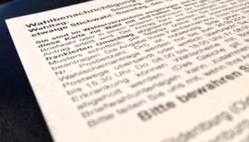 wahlbenachrichtigungskarte