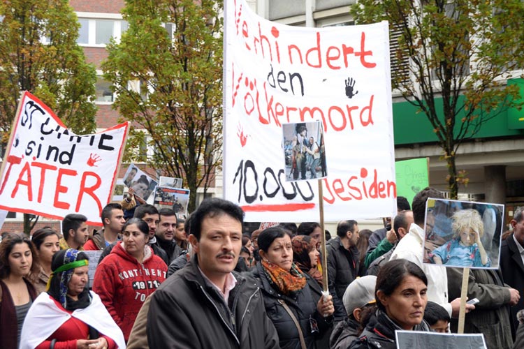Zu einer Demo gegen Terror in Syrien und Nordirak hat das Yezidische Forum Oldenburg für Sonnabend, 25. Oktober, um 12 Uhr aufgerufen. Die Veranstaltung beginnt mit einer Kundgebung am Bahnhof.