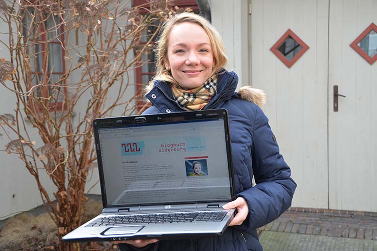 Sabrina Janesch ist Oldenburgs neue Virtuelle Stadtschreiberin, die das BLogbuch OLdenburg fortsetzt.