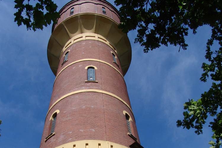 Der Wasserturm in Oldenburg Donnerschwee als Symbol für gutes Trinkwasser.