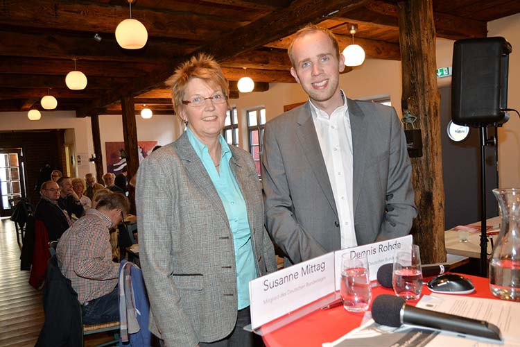 Susanne Mittag (MdB) und Dennis Rohde (MdB) bezogen Stellung zum Thema Die NSA-Affäre – Abhörskandal in Deutschland.