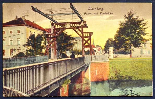 Die Cäcilienbrücke um 1910 zierte eine Postkarte.