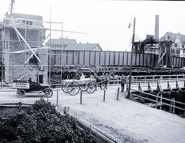 Cäcilienbrücke Baufortschritt.