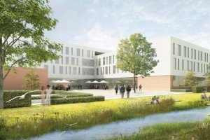 Gartenanlage der Fachklinik Weser-Ems in Oldenburg Kreyenbrück.