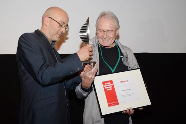 Verleihung des German Independence Honorary Awards an George Armitage.