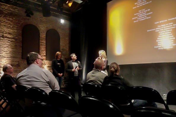 Zur Weltpremiere ihres Filmes H8RZ in der Exerzierhalle gaben sich Produzent Scott Lochmus und Hauptdarstellerin Eliza Bennett (Tintenherz) die Ehre.