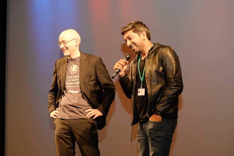Torsten Neumann und Prashant Nairs.