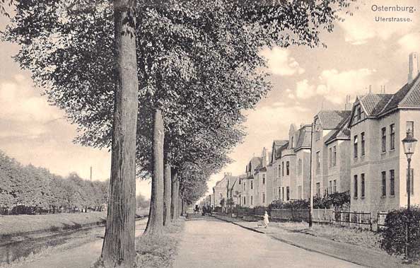 Die Uferstraße im Jahre 1918.