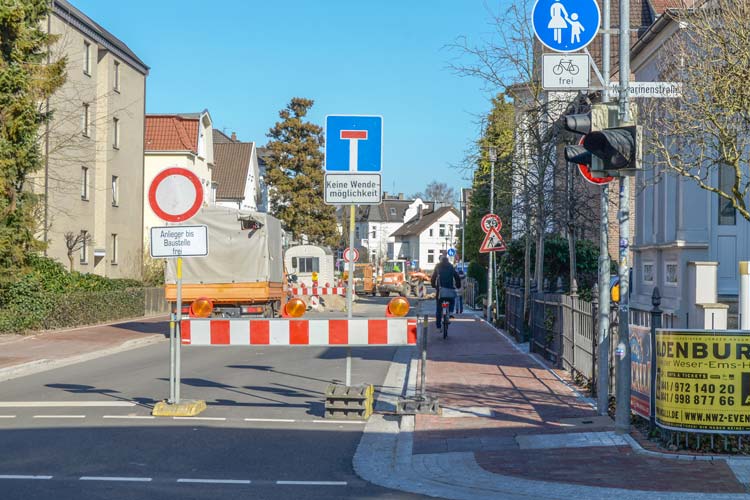 Die Sperrung der Auguststraße in Oldenburg wird am kommenden Freitag aufgehoben. Weitere Baumaßnahmen erfolgen im kommenden Jahr.