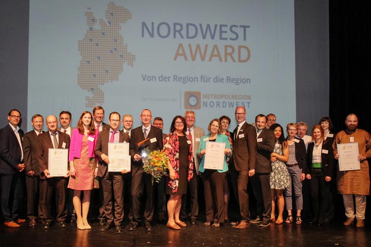 Gestern wurde der NordWest Award an hervorragende Projekte verliehen.