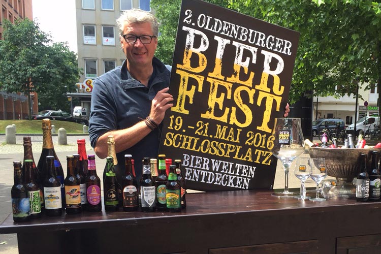 Michael Solms aus Hannover kommt mit dem 2. Bierfest nach Oldenburg.