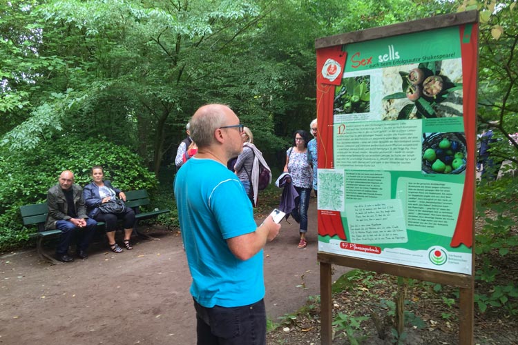 Im Botanischen Garten gibt es viel zu lernen. Foto: Anja Michaeli Im Botanischen Garten gibt es viel zu lernen.