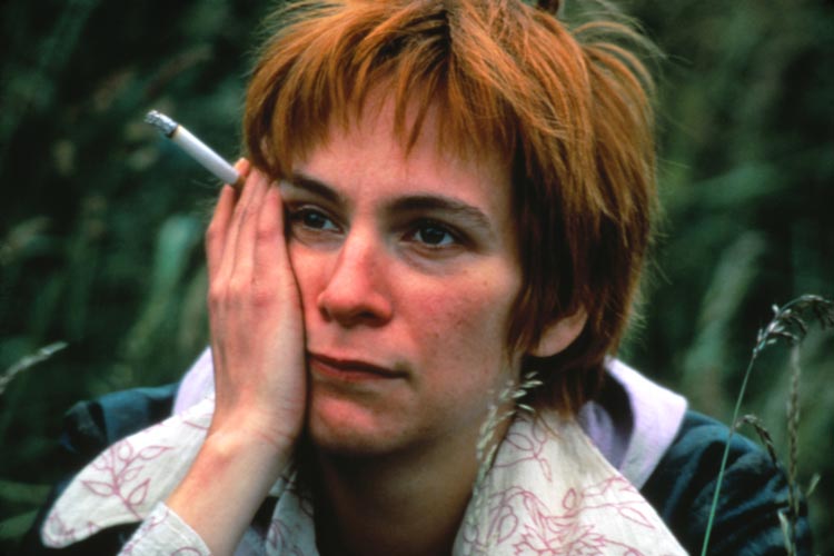 Amanda Plummer in „Butterfly Kiss“. Foto: Filmbild Fundus Amanda Plummer in Butterfly Kiss.