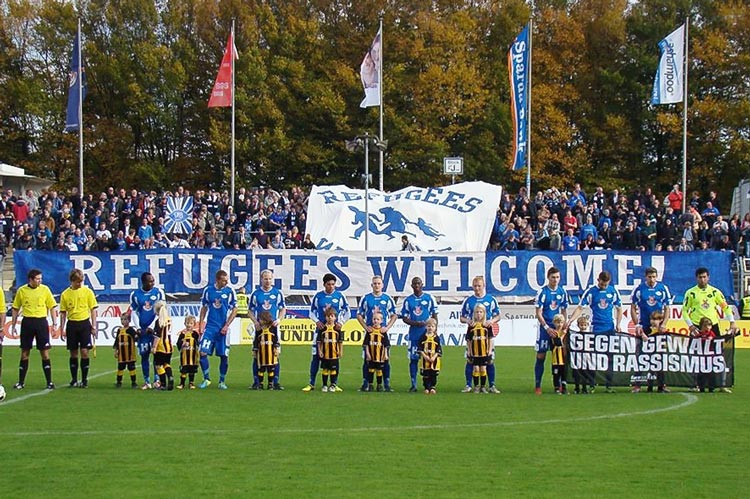 Der Verein „VfB für Alle“ bezieht Stellung gegen Rassismus, Diskriminierung und Ausgrenzung. Foto: VfB für Alle e.V. Als Preisträger des Julius-Hirsch-Preises wurde die Faninitiative VfB für Alle für den Deutschen Engagement Preis nominiert.