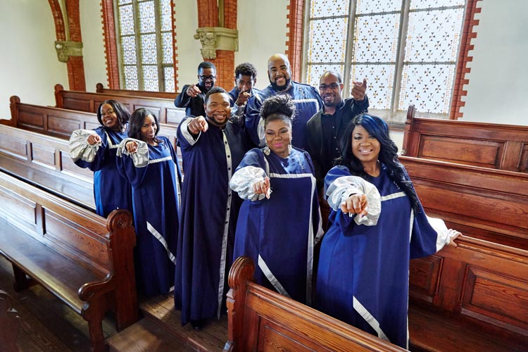 Die New York Gospel Stars treten in der St. Johanneskirche auf. Foto: privat Die New York Gospel Stars treten in der St. Johanneskirche in Oldenburg auf.