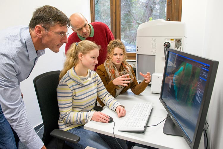 Der biologischen und medizinischen Forschung an der Universität Oldenburg steht ein Digitalisierender Mikroskopier Roboter zur Verfügung.