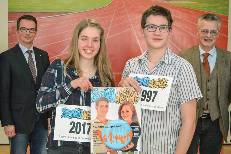 Gerhard Tepe, Elisabeth Grote, Simon Heeren und Uwe Kollmann berichteten über den Szenenwechsel im Oldenburger Land.