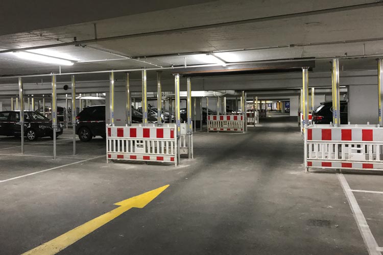 Kurzfristig könnten in der CCO-Tiefgarage insgesamt 170 Parkplätze wieder zur Verfügung gestellt werden.