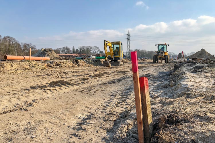 Am Ziegelweg in Oldenburg werden 31 Grundstücke verkauft.