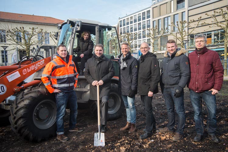 Wenn sich der Frost verabschiedet, beginnen die Bauarbeiten am Waffenplatz.