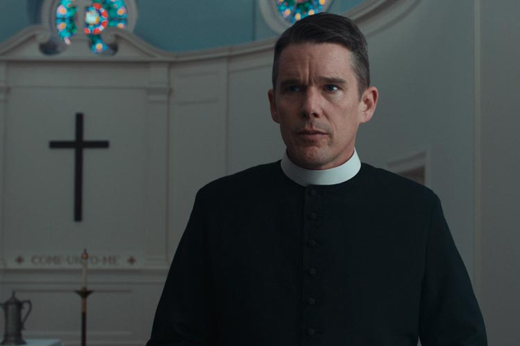 Ethan Hawke in First Reformed.