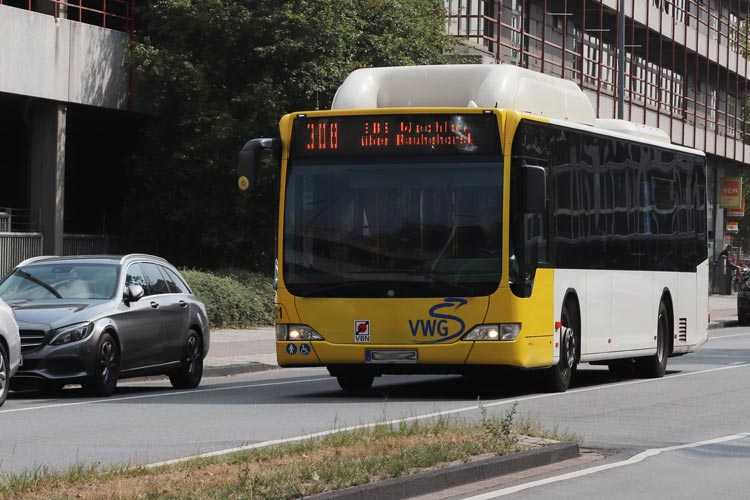 Wegen der geringeren Nachfrage nach der Schließung von Einrichtungen und Geschäften reduziert die VWG die Taktung ihrer Busfahrten.