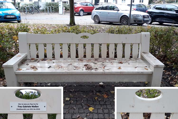 Ex-Stadtbaurätin Gabriele Nießen wirkt längst in Süddeutschland, ihr Geist aber schwebt zumindest durch die Grünanlagen gegenüber dem AGO.