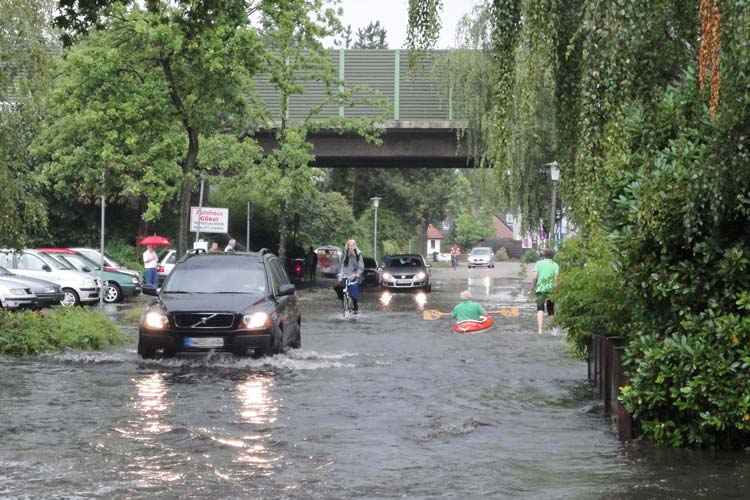 Der Bereich rund um die Alexanderstraße wurde schon mehrfach überflutet.