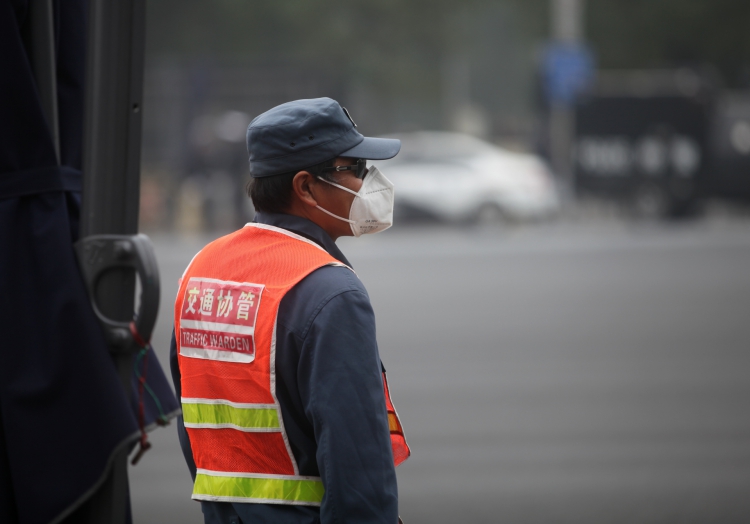 Verkehrspolizist in China, über dts Nachrichtenagentur