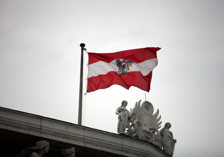 Fahne von Österreich, über dts Nachrichtenagentur