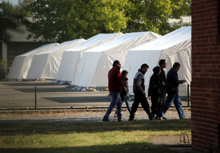 Flüchtlinge in einer ´Zeltstadt´, über dts Nachrichtenagentur