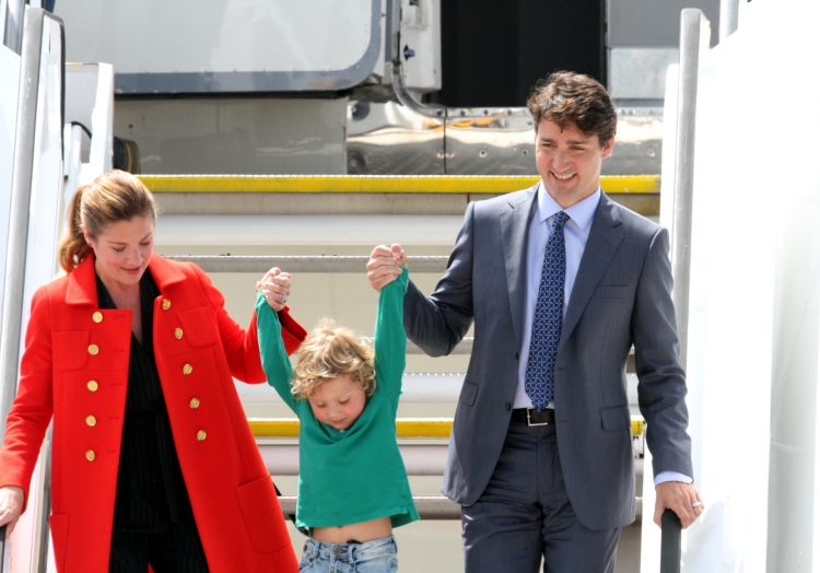 Justin Trudeau mit Ehefrau Sophie Gregoire, über dts Nachrichtenagentur