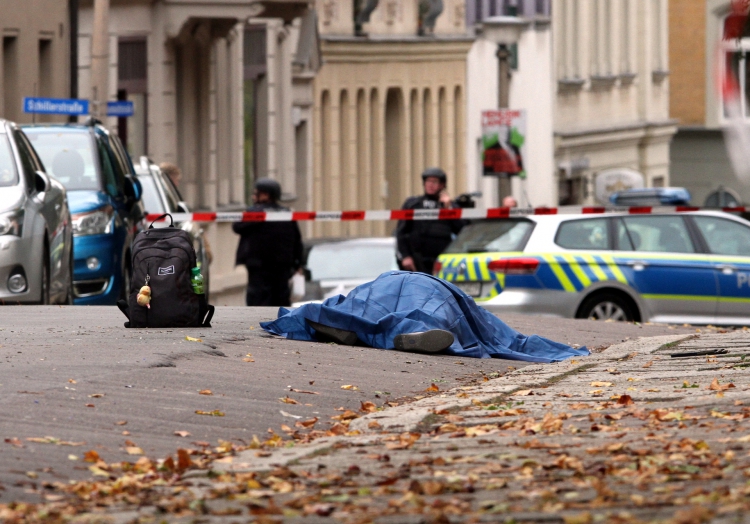 Polizeieinsatz 09.10.2019 in Halle (Saale), über dts Nachrichtenagentur