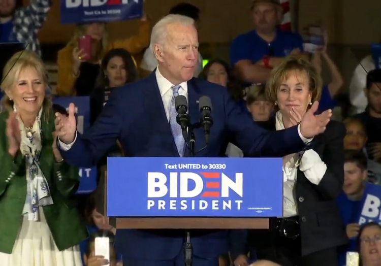Jill Biden (links), Joe Biden und Valerie Biden Owens, über dts Nachrichtenagentur