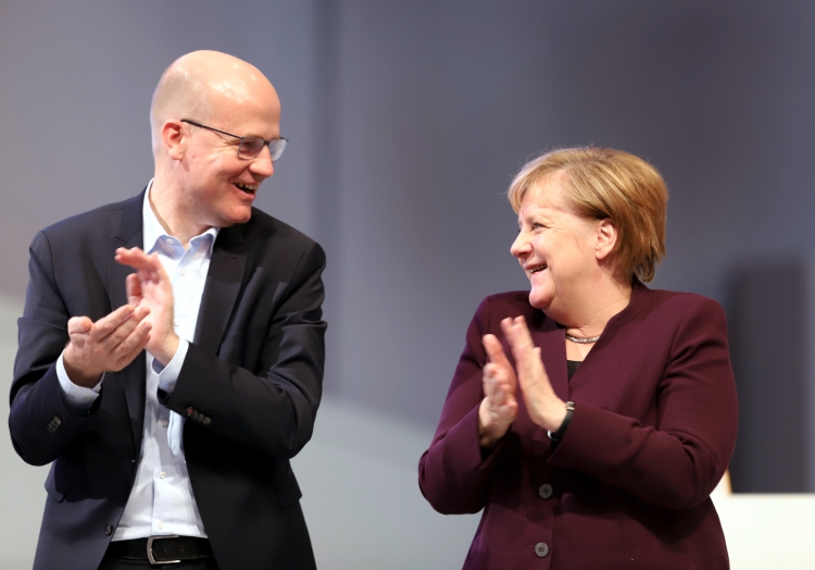 Ralph Brinkhaus und Angela Merkel, über dts Nachrichtenagentur