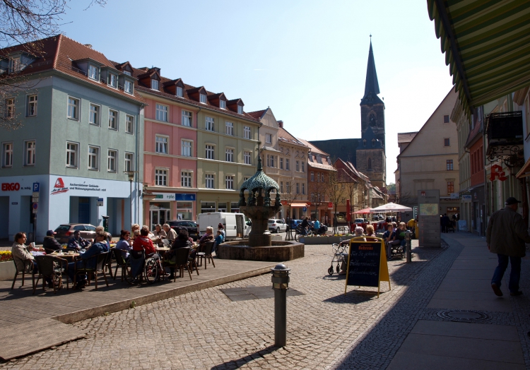 Marktplatz einer Kleinstadt (Aschersleben), über dts Nachrichtenagentur