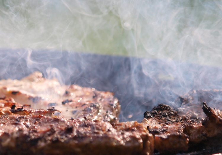 Steak auf einem Grill, über dts Nachrichtenagentur