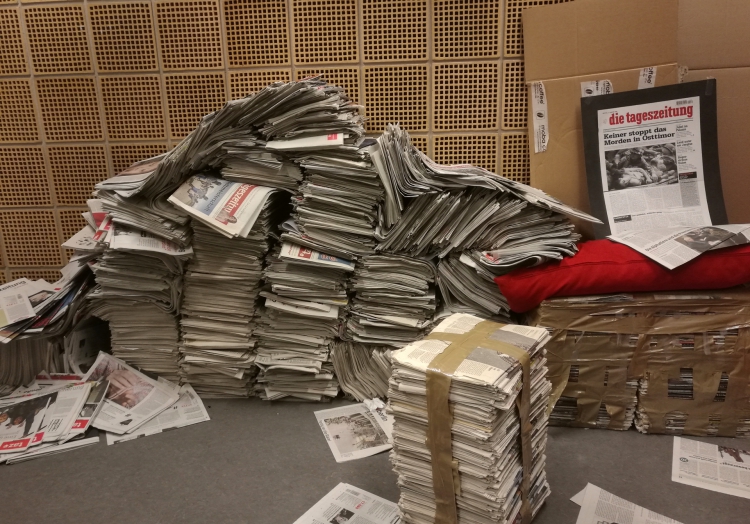 taz-Ausgaben, über dts Nachrichtenagentur