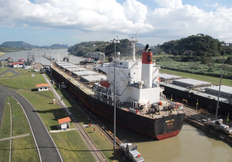 Frachtschiff im Panama-Kanal, über dts Nachrichtenagentur
