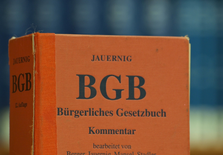 Ausgaben des BGB in einer Bibliothek, über dts Nachrichtenagentur