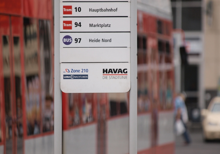 HAVAG-Straßenbahnhaltestelle, über dts Nachrichtenagentur