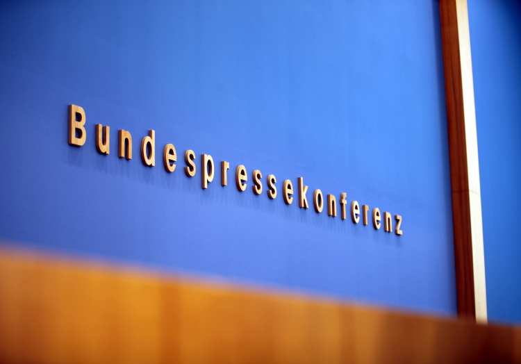 Bundespressekonferenz, über dts Nachrichtenagentur