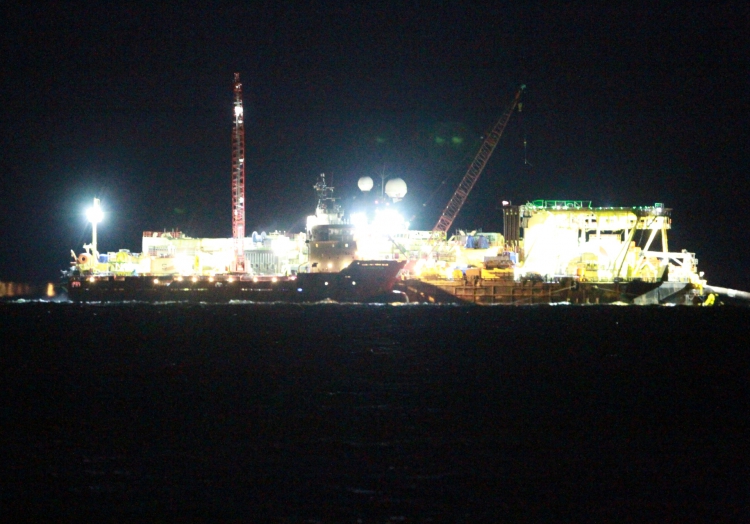 Castoro 10 beim Bau von Nord Stream 2, über dts Nachrichtenagentur