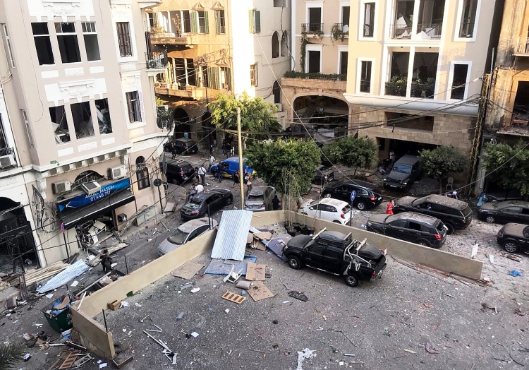 Beirut nach der Explosion am 04.08.2020, VOA, über dts Nachrichtenagentur