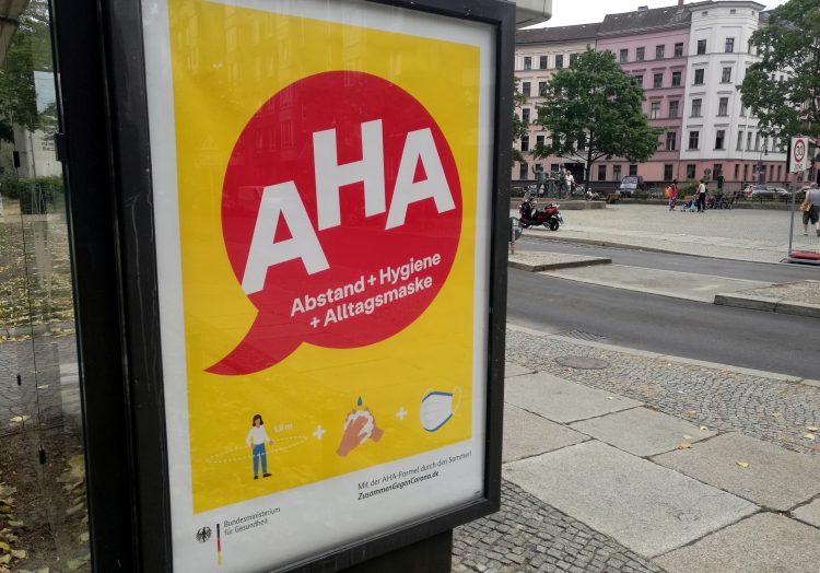 Werbung für AHA-Regeln, über dts Nachrichtenagentur