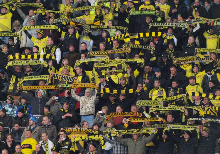 Fans von Borussia Dortmund, über dts Nachrichtenagentur