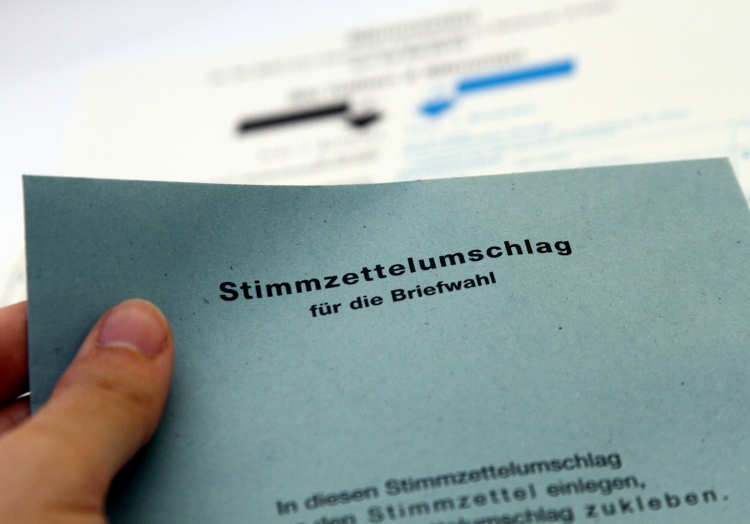 Stimmzettelumschlag für die Briefwahl, über dts Nachrichtenagentur